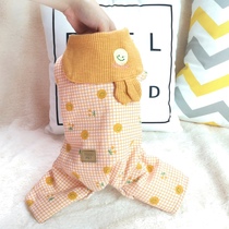 Puppy Dog Clothes Teddy Bear Bear Small Dog Pet 2021 New Four - Foot Winter Fall and Winter Clothing