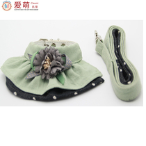 Cute pet dog collar leash small and medium dog collar set dog neck collar cat collar leash