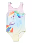 Tu Spot Summer Girl Big Pink Pony Bowtie Áo tắm