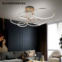 Living room chandelier 2021 new modern simple dining room bar led lights Nordic light luxury bedroom creative lighting