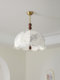 Fabric Printed Chandelier, French Mid-Century Style, Atmospheric Room Master Bedroom Lamp, Song Dynasty Aesthetic Art Creative Bedroom Lamp