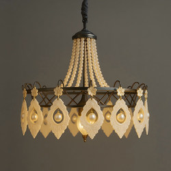 Beaded Chandelier, Retro Lamp, Personalized Creative Design, Dining Table, French Palace Style, Designer Living Room, Bedroom, Fashionable Lamp