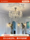 Living room chandelier candle crystal French light luxury designer art high-end atmosphere 2026 new hall main light