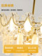 French-Style Crystal Chandelier, Cream-Colored Lighting, Glass Vintage Lamp, 2026 New Model, Light Luxury, Trendy New Living Room Main Light