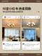 Chandelier for Living Room 2026 New Model American Mid-Century Main Light Magic Bean French Retro Dining Room South Asian Walnut Living Room Lighting Fixtures