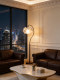 Pleated Flower Floor Lamp with Trendy Design and Artistic Ambiance, High Aesthetic Decorative Lamp for Living Room Sofa Corner