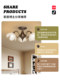 Medieval Atmosphere Ceiling Lamp Style High-End Room Lamps American Retro Pastoral Country Personalized Bedroom Lamps