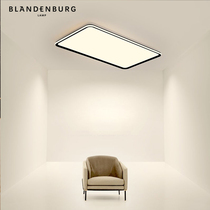 Rectangular suction top light Nordic fashion minimalist hall lighting minimalist modern creative art design living room main lamp