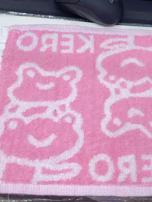 Kindergarten children's small towel square towel cotton saliva towel wipe hand cartoon towel 20X20CM