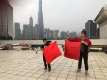 Bullfight red cloth Red cloth Red cloth Red cloth Dance props Red and black A variety of sizes