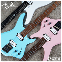 Aguda A bone hit Black Hole Black Hole multi-color optional spot 6-string 7-string headless electric guitar