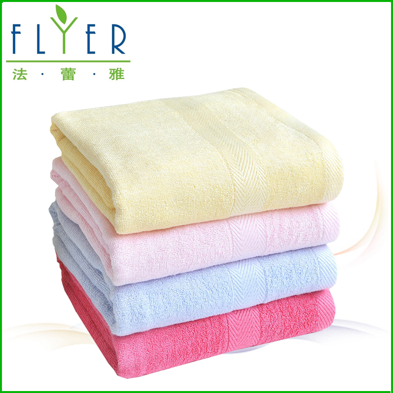 Green Rhythm Counter Bamboo Fiber Bath Towel Antibacterial Breathable Soft Bath Towel Zy-00141