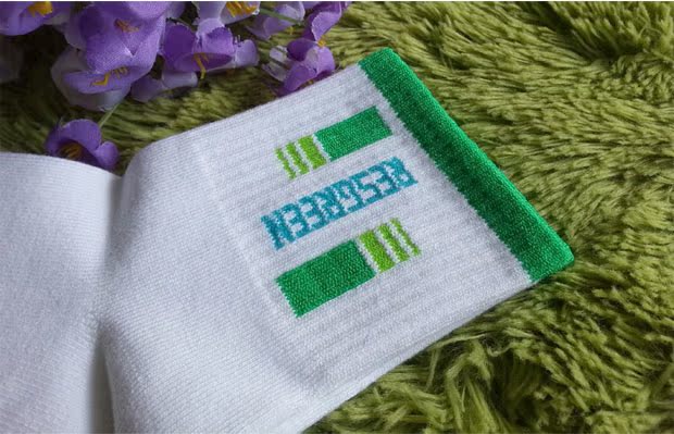 RESGREEN / Green Rhyme vớ sợi tre Chống nứt Tất vớ ống khử mùi Vớ màu rắn Bốn mùa vớ thể thao tất thể thao