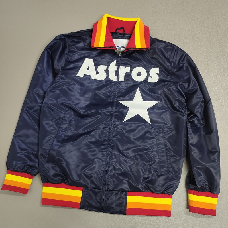 Sta Jacket Satin Baseball Jacket Baseball Houston Astros No Padding