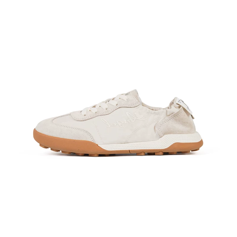 [Li Daren] Ballet Retro Moral Training Shoes Women's Autumn Genuine Leather White Shoes Casual Sports Shoes Inner Heightening Forrest Gump Shoes