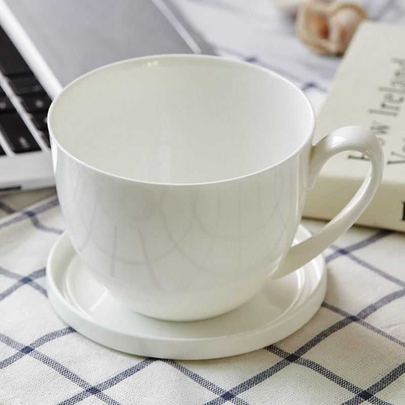 Bone Porcelain Oversize Breakfast Cup Macko Cup Milk Cup Water Glass Ceramic Creative Mug Large Capacity Mark Cup