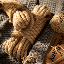 diy decorative material water pipe boutique jute sword hemp fine linen ropes ropes Cat Leash Ropes Coarse hand woven