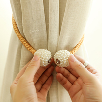 Magnet Buckle Creative Cute Accessories Brief Modern Pair of Fitted Light Lavish Curtain Strap Furling Zabby Rope Strings