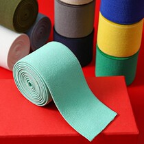 Decorative Flex Colored Nylon Leather Gluten Clothing Accessories 5CM plus Soft High Bomb Stickup Meat Pro Skin Import Wide Belt