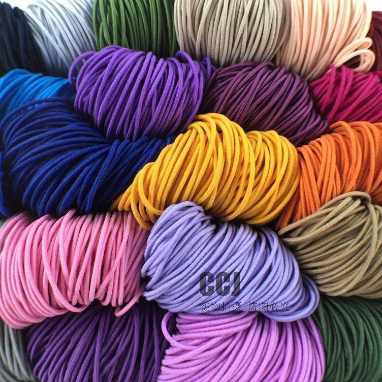 Imported cored elastic line Tag rope Tied rope Wear hand chain of the rubber band elastic line diy handmade Buddha beads hand string rope