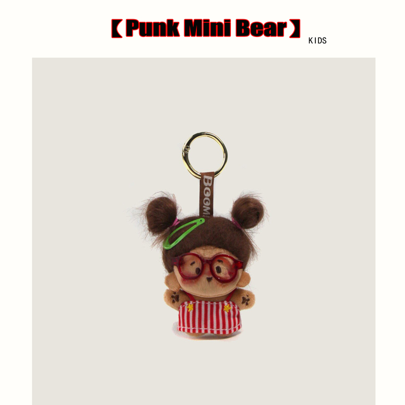 Korean Punkminibear │ Original Fluffy Girl Doll Bag Pendant Keychain Cute Toy.