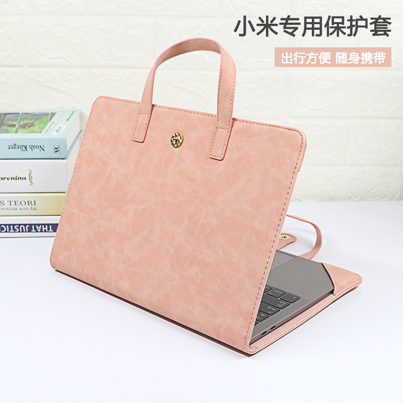 Suitable for 24 Xiaomi Redmibook14 Computer Bag Protective Cover Pro 14-Inch Notebook Protective Leather Case Redmi 16-Inch Satchel Liner Bag Business Men and Women Satchel