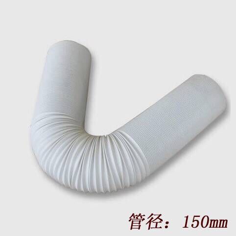Fresh air duct High quality Milky white PP telescopic tube spiral hose dust removal ventilation can extend the removal of formaldehyde
