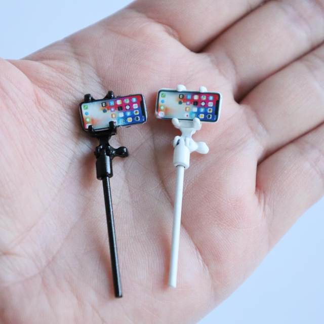 Mini Toy Mini Food Play Selfie Stick Model