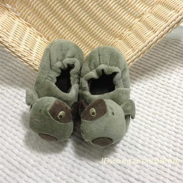Chaussons enfants en suède pour hiver - semelle caoutchouc - Ref 1007132 Image 27