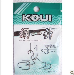 Chongguan special price Special price Guangwei Steel needle Yishini No 1-8 fish hook Fishing rod fishing hook