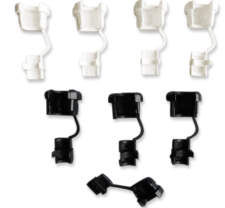 Power cord buckle clip wire stud guard wire buckle plastic wire buckle buckle power supply fixed seat guard coil 6N3