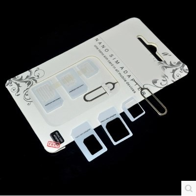 SIM reduction sleeve Nano SIM card sleeve Micro SIM card sleeve small card transfer middle card big card slot card sticker