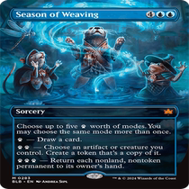 (Planeswalkers)BLB Extra Card Borderless and Artifacts Mithic English Flash Spellweaver Season 283