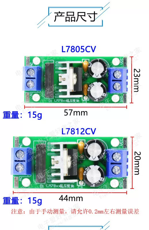 module nguồn cách ly L7805CV L7812CV LM Tuyến Tính 3 Nhà Ga Bộ Điều Chỉnh Điện Áp Mô Đun 5V 12V DC DC Bảng Mạch module tăng áp 5v 9v mô đun nguồn