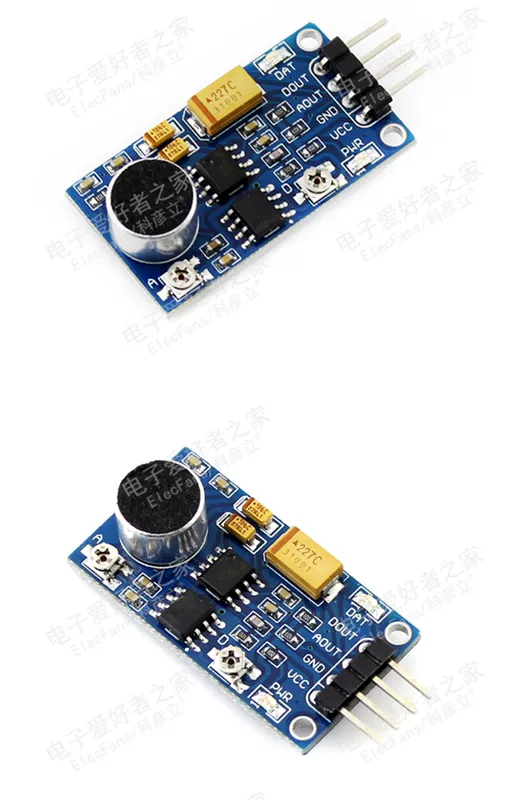 LM386 mô-đun cảm biến âm thanh micro phát hiện điều khiển âm thanh phù hợp cho bảng phát triển UNO R3 Weixue Electronics