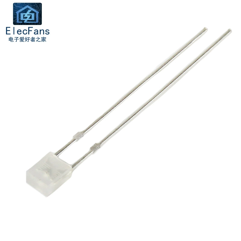 (50 cái) 2*3*4mm vuông điốt phát sáng sương mù ánh sáng xanh xanh ánh sáng khối đèn LED hạt