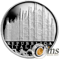 Replenishment] Italy 2019 Culture and Art Series Refined Silver Coins Milan Cathedral