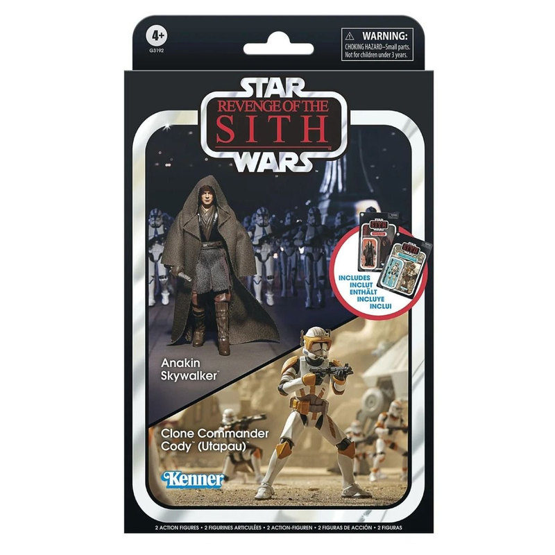 Hasbro Star Wars 375 Movable Tvc Anakin Clone Commander Cody Cody Set