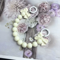 Белый ремешок с бантиком