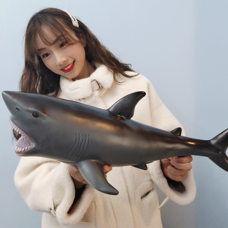 Oversized giant soft plastic Megalodon toy model Killer Whale Killer Whale Great White Shark Deng's Fish Canglong Set