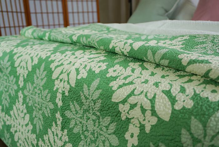 Cao chất lượng bông quilting khâu chặt nhiều dày đặc của điều QUILT hoa trẻ không khí đa chức năng bao gồm khăn trải giường chăn - Trải giường thảm giường ngủ