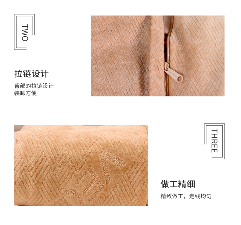Gối dệt kim cotton cao su gối đặc biệt Thích hợp cho gối sóng Wolf Gối răng sói Gối hạt gối tựa đầu ô tô cao su non