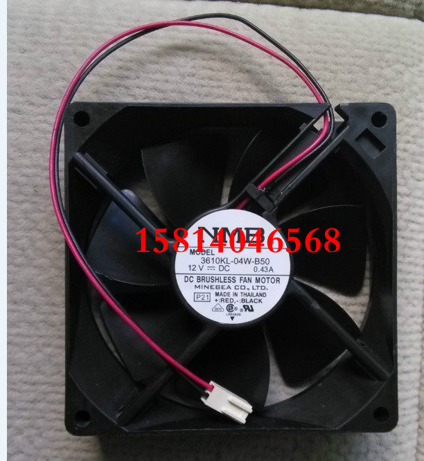 Compatibile per NMB 3610KL-04W-B50 12V 0.43A 9225 2-Filo ventilatore