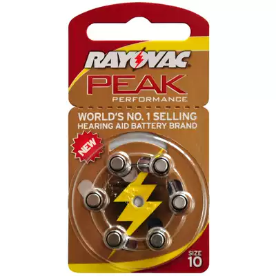 United States Reteway RAYOVAC imported hearing aid battery A10 zinc air battery button battery PR70