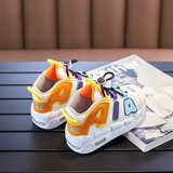 Детская спортивная обувь, белая обувь, высокая баскетбольная обувь для отдыха для мальчиков, осенняя