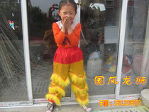 Childrens South Lion Pants Dragon and Lion Dance Pants Foshan Lion Dance Pants Kung Fu Pants Toddler Performance Pants Stage Pants