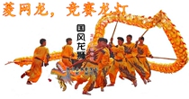 Mesh Dragon Lantern Laser Net High-end Competition Dragon Lantern Traditional Folk Custom Props Athletic Dragon Lantern Dance Dragon Lantern Lingnet Dragon