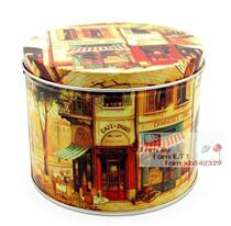 Exquisite coffee cup gift jar refined metal storage tank Coffee Theme 2 hoof iron can Coffee Cup Gift Pack