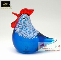 Wonderful glazed glazed glaze front ornaments bookcase jewelry colored glaze gifts multi-color light-transmitting craft chick