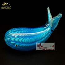 Wonderful glaze glaze ornaments bookcase glaze gifts blue whale blue whale blue whale glaze